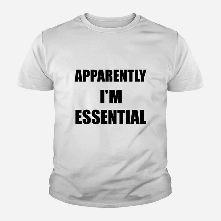 Apparently I'm Essential Essential Af Youth T-shirt