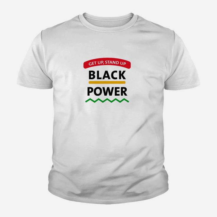Aufstehen Schwarze Power- Kinder T-Shirt