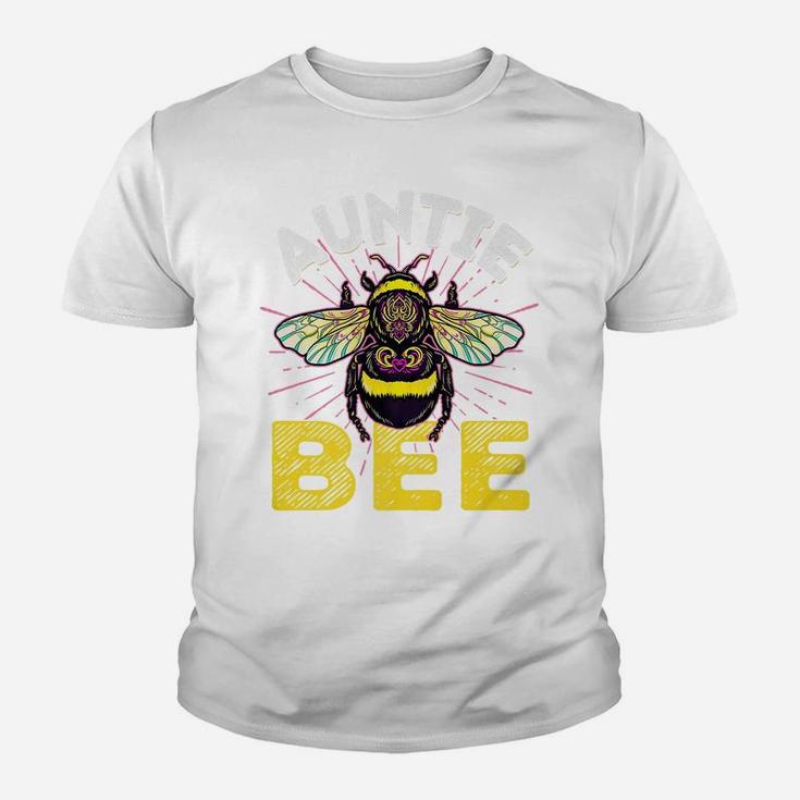 Auntie Bee Family Matching Cute Auntie Of The Bee Youth T-shirt