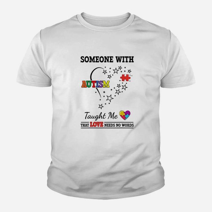 Awareness Support Autistic Gift For Mom Dad Youth T-shirt