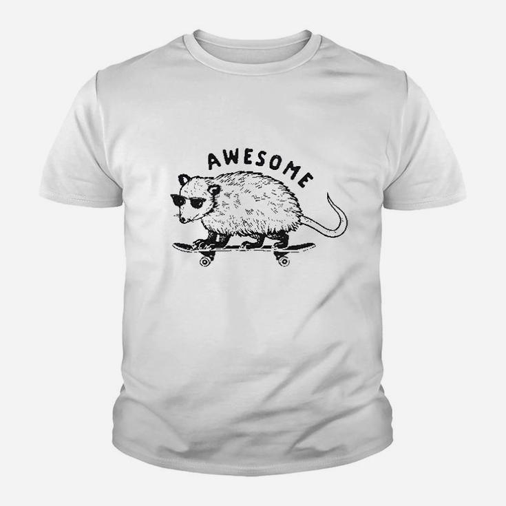 Awesome Possum Funny Cool 90S Retro Animal Lover Graphic Youth T-shirt
