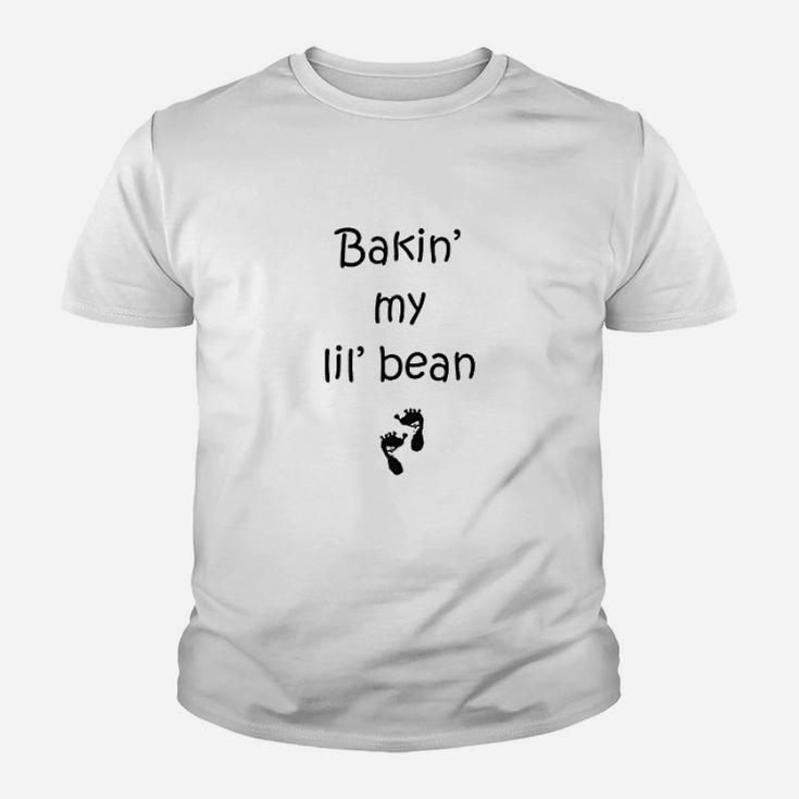 Baking My Lil Bean Youth T-shirt