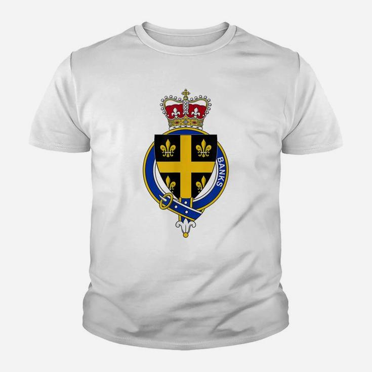 Banks Coat Of Arms - Family Crest Youth T-shirt
