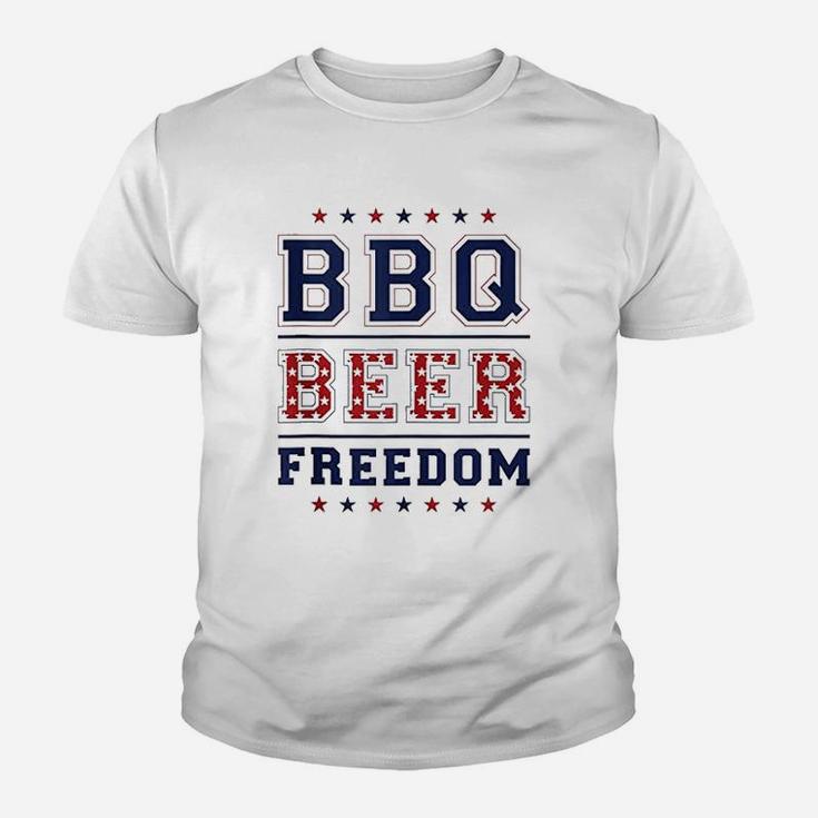 Bbq Beer Freedom Youth T-shirt
