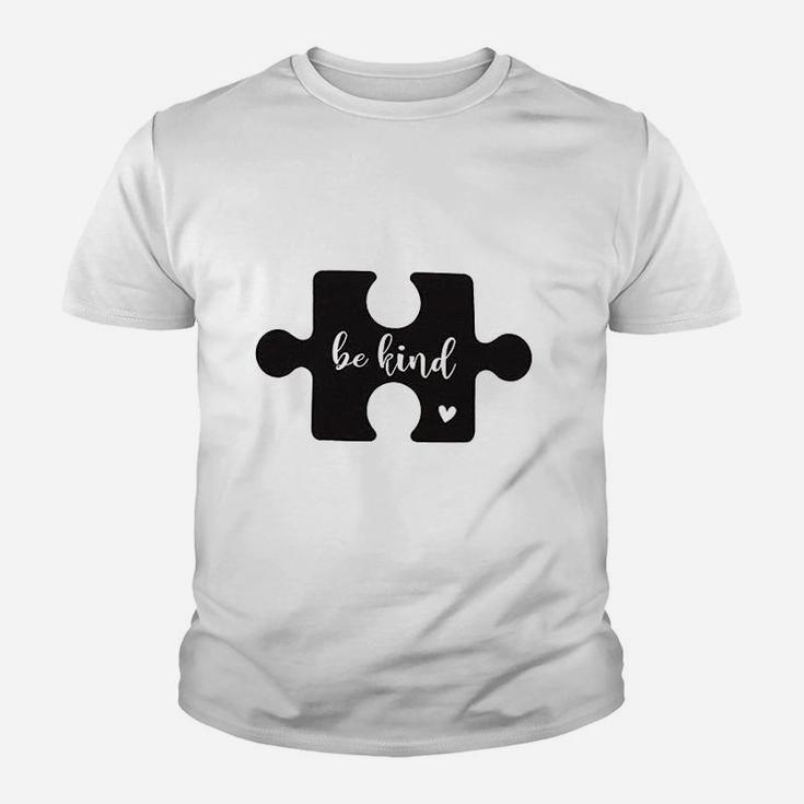 Be   Kind Women Cute Puzzle Graphics Youth T-shirt