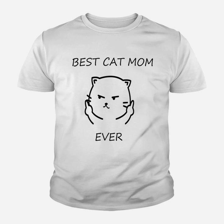 Best Cat Mom Ever Youth T-shirt