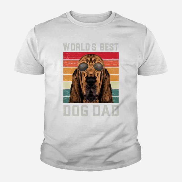 Best Dog Dad Vintage Bloodhound Sweatshirt Youth T-shirt
