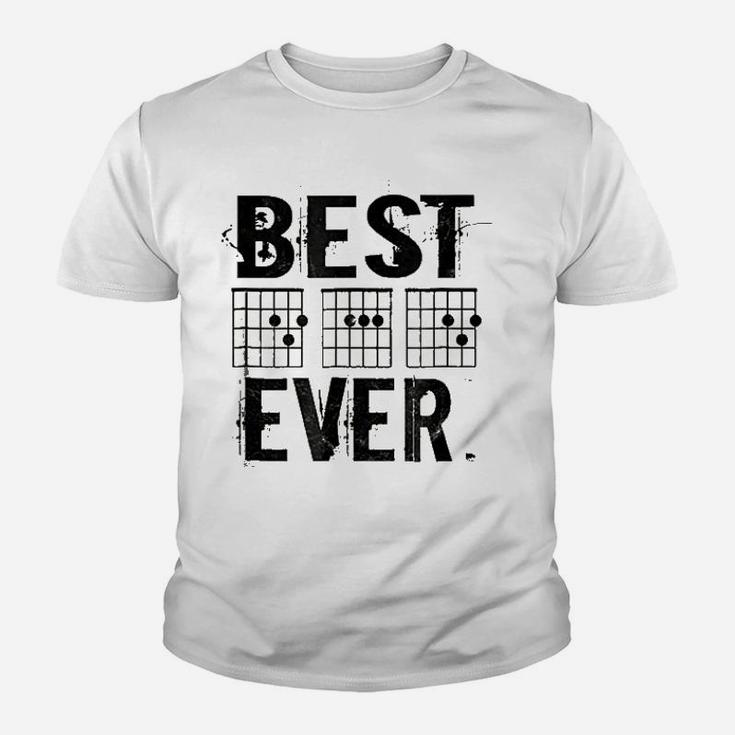 Best Guitar  Chord Saying Dad Ever Youth T-shirt