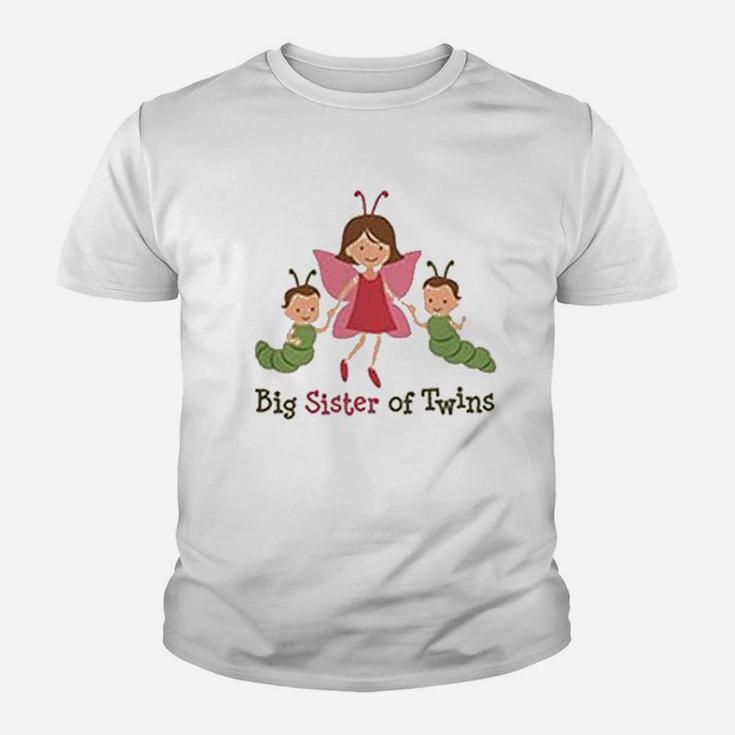 Big Sister Of Twins Youth T-shirt