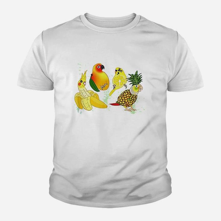 Birb Fruit Doodles Youth T-shirt