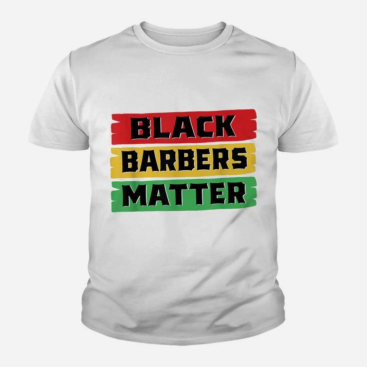 Black Barbers Matter Black History Month  Gift Youth T-shirt
