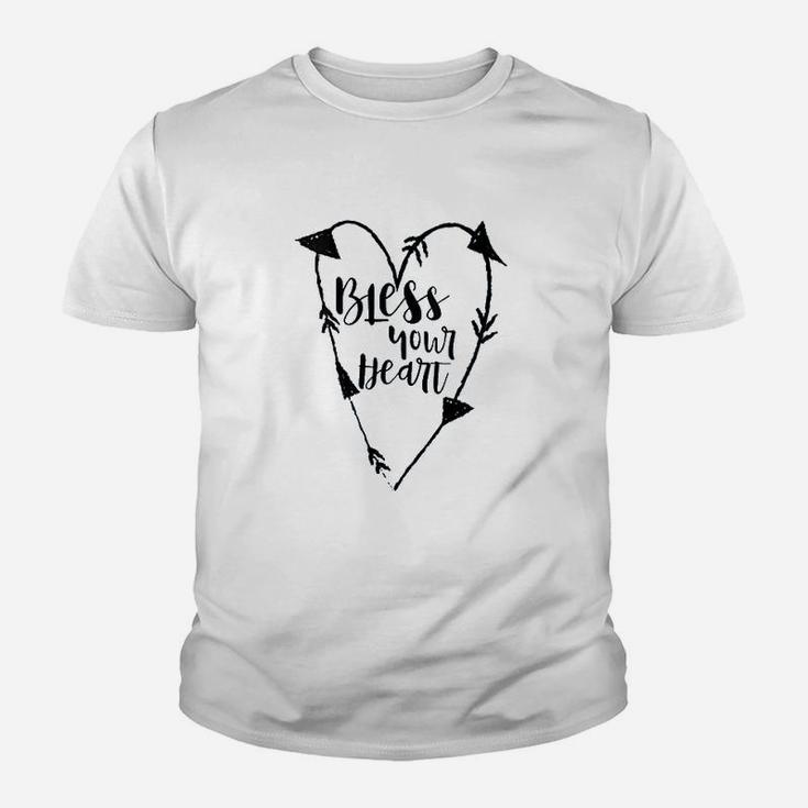 Bless Your Heart Southern Charm Saying Black Youth T-shirt