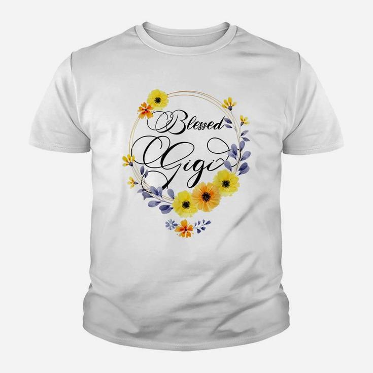 Blessed Gigi Shirt For Women Beautiful Flower Floral Youth T-shirt