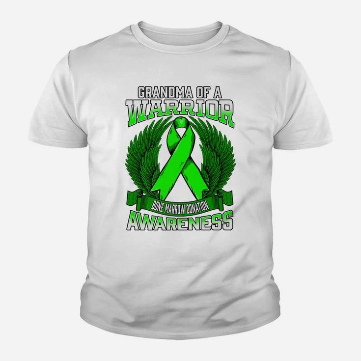 Bone Marrow Donation Awareness Grandmother Support Ribbon Youth T-shirt