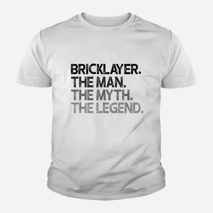 Bricklayer Mason The Man Myth Legend Youth T-shirt