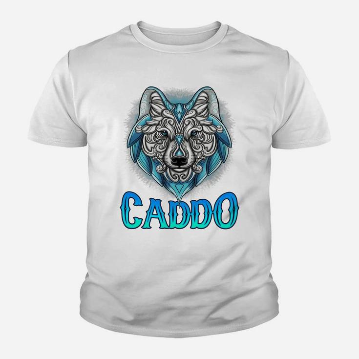 Caddo Wolf Spirit Animal Native American Caddo Heritage Rela Youth T-shirt
