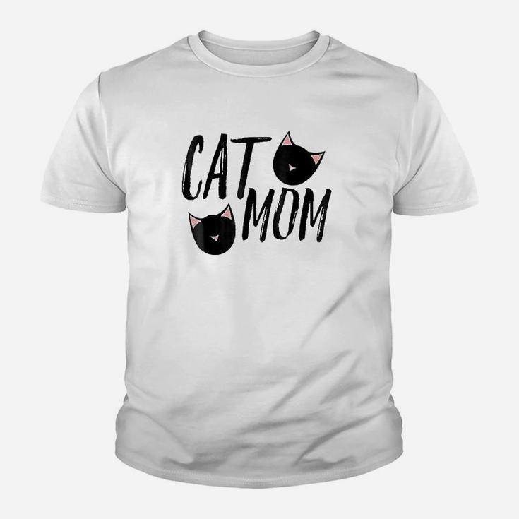 Cat Mom Mother Of Cats For Mothers Day Youth T-shirt