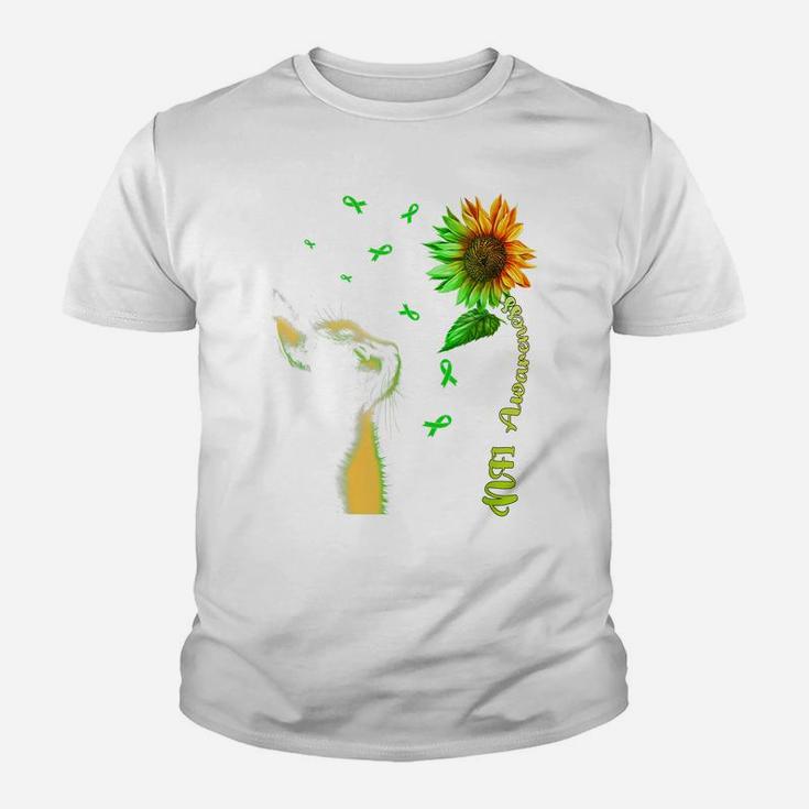 Cat Sunflower Nf1 Awareness Youth T-shirt