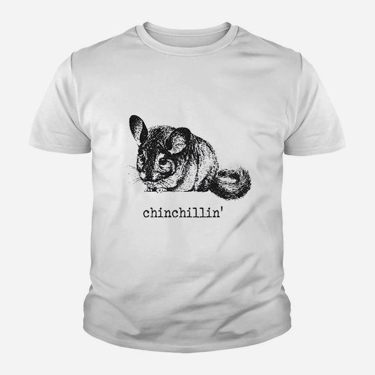 Chinchillin Funny Chinchilla Animal Lover Youth T-shirt