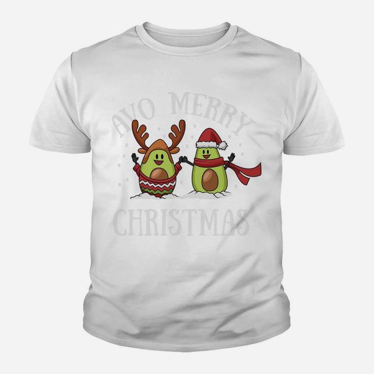 Christmas Avocado Sweatshirt Cute Vegan Vegetarian Xmas Gift Youth T-shirt