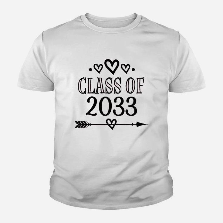Class Of 2033 School Class Graduation Youth T-shirt