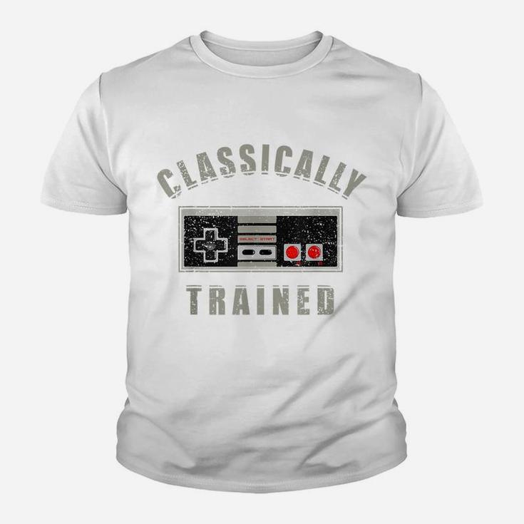 Classically Trained Video Game Funny- 90S Throwback Youth T-shirt