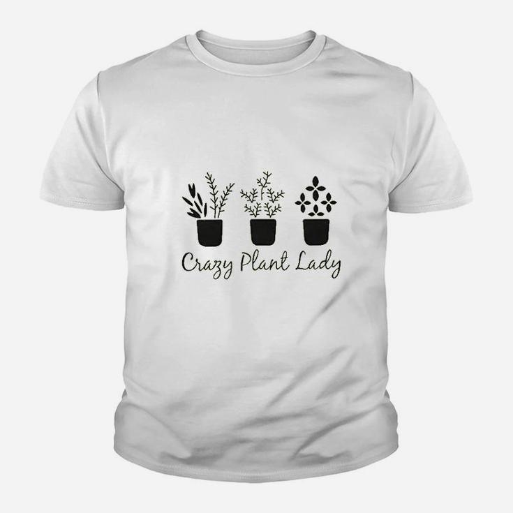 Crafy Plant Lady Youth T-shirt