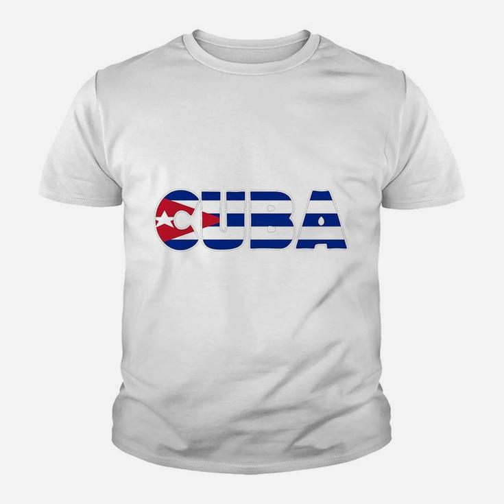 Cuba Decal Vinyl Youth T-shirt
