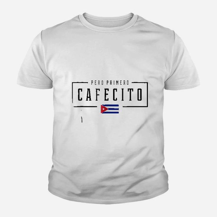 Cuban Coffee Cuba Flag Youth T-shirt