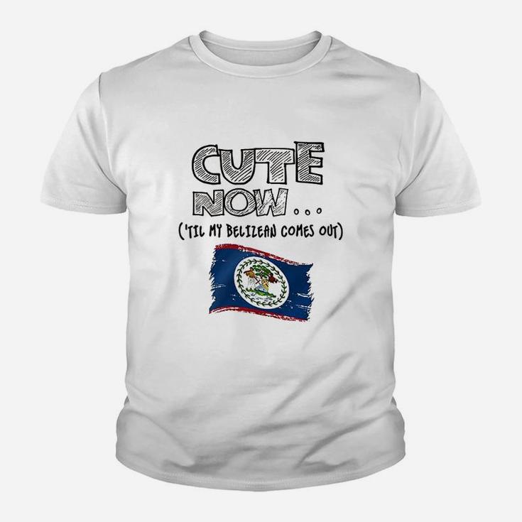 Cute Now Belize 'Til My Belizean Comes Out Youth T-shirt
