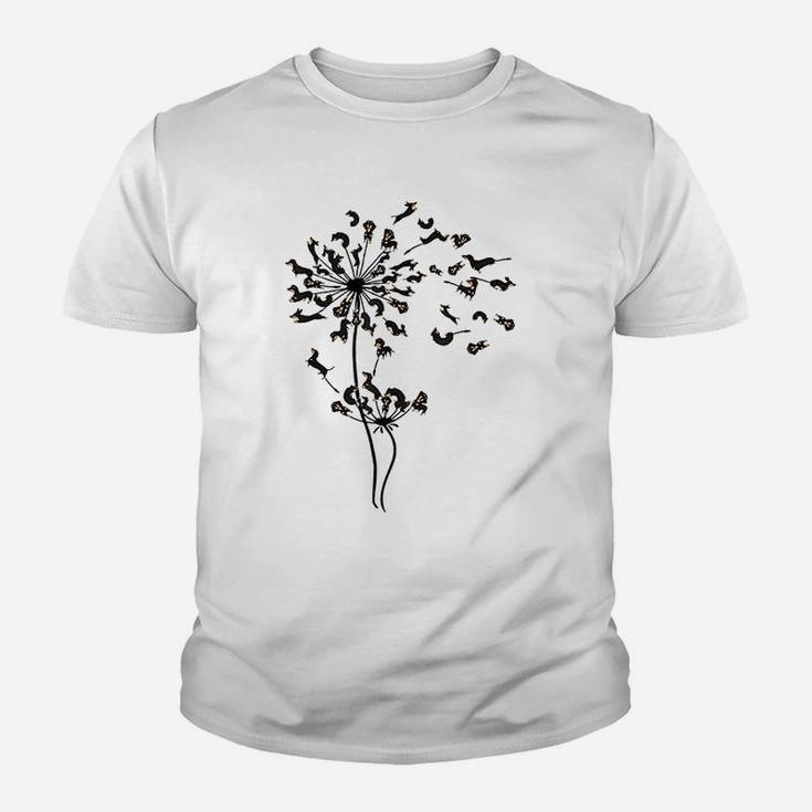 Dachshund Dandelion  Art Youth T-shirt