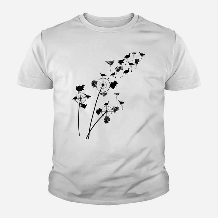 Dandelion Turkey Hunting Flower Youth T-shirt