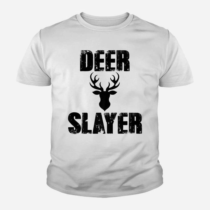 Deer Slayer Hunter Killer Buck Hunting Season Youth T-shirt