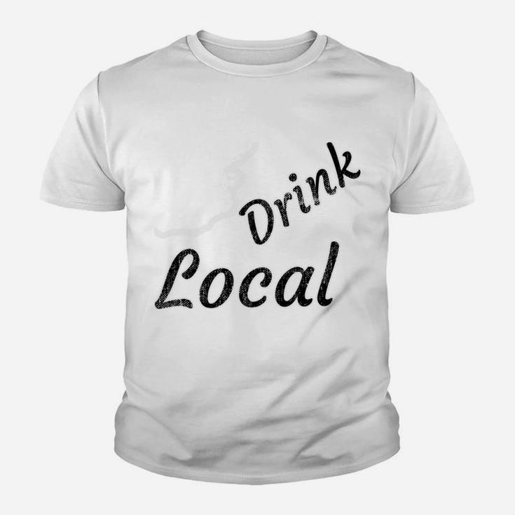 Distressed New York Drink Local Design Sweatshirt Youth T-shirt