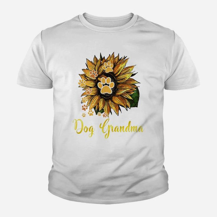 Dog Grandma Sunflower Shirt Funny Cute Family Gifts Apparel Youth T-shirt