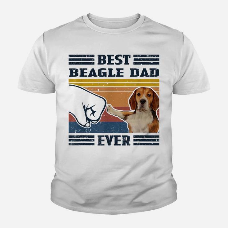 Dog Vintage Best Beagle Dad Ever Father's Day Youth T-shirt