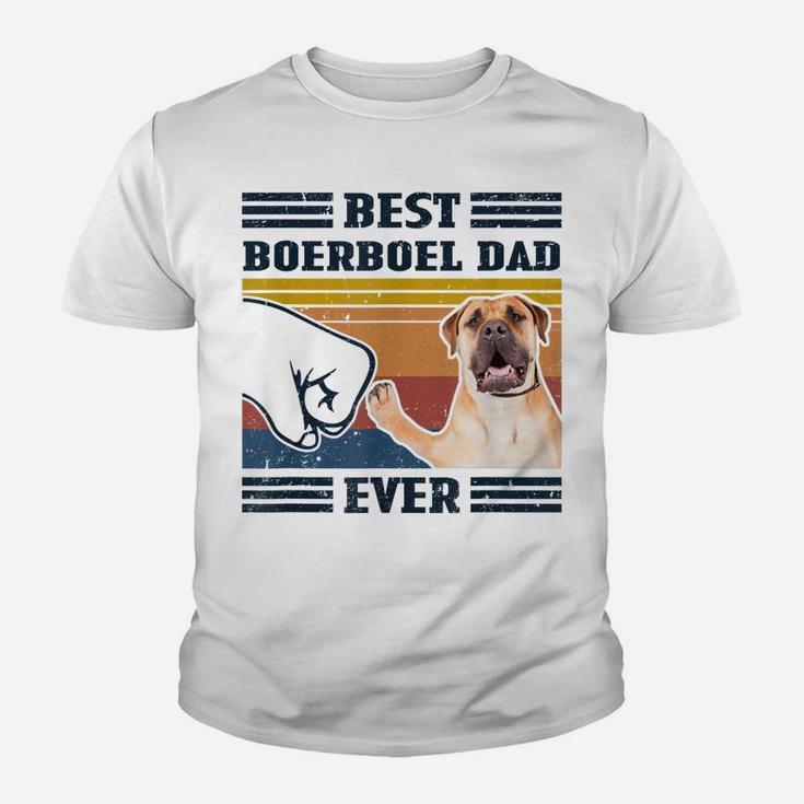 Dog Vintage Best Boerboel Dad Ever Father's Day Youth T-shirt