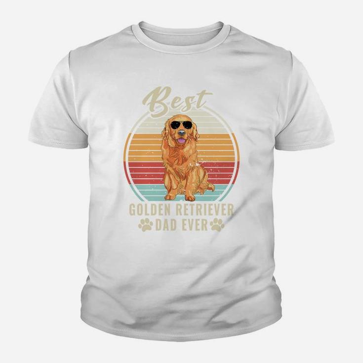Dogs 365 Best Golden Retriever Dad Ever Fathers Day Dog Gift Youth T-shirt