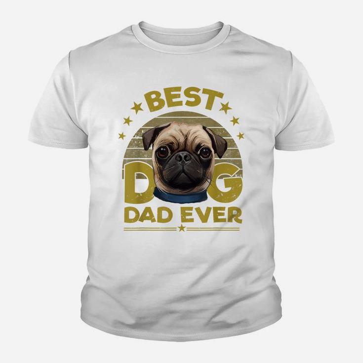 Dogs 365 Best Pug Dog Dad Ever Gift For Men Youth T-shirt
