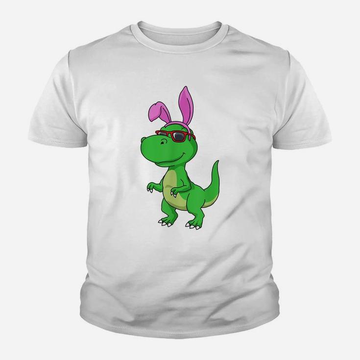 Easter Shirt T Rex Dinosaur Egg Hunting Easter Bunny Youth T-shirt