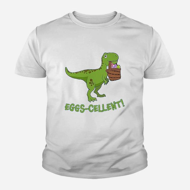 Eggscellent Cute Easter Trex Dinosaur Youth T-shirt