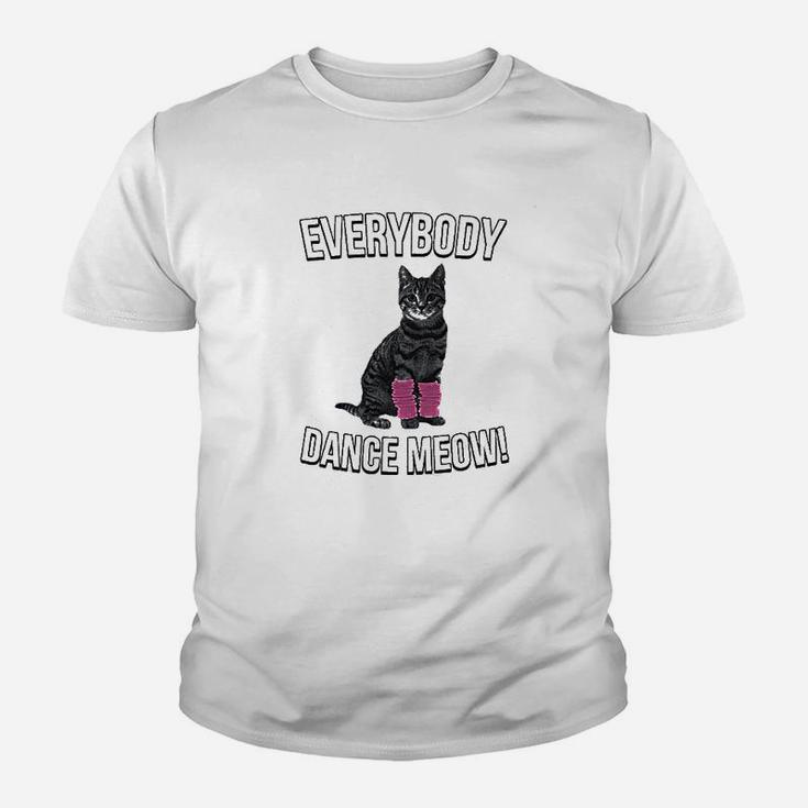 Everybody Dance Meow Funny Cat Mom Youth T-shirt