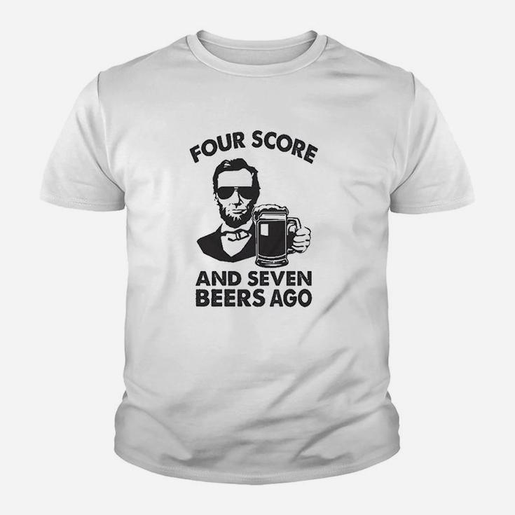 Four Score And Seven Beers Youth T-shirt