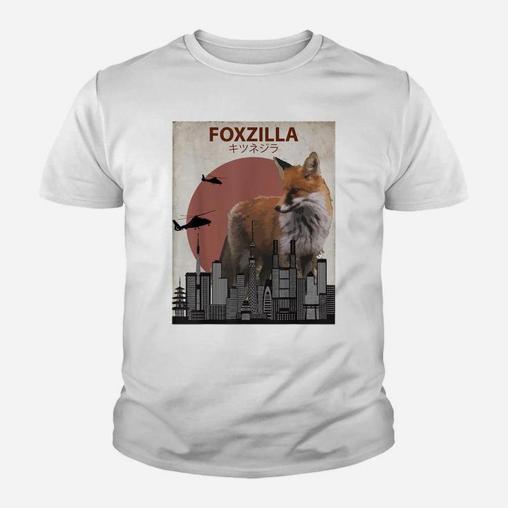 Foxzilla Funny Japanese Fox  | Cute Fox Lovers Gift Youth T-shirt
