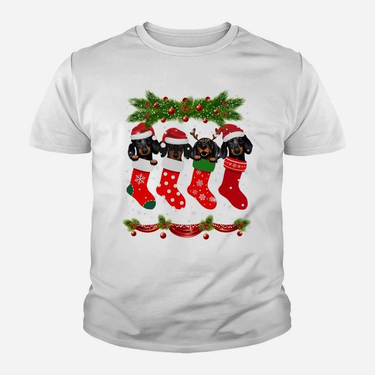 Funny Pug In Socks Christmas Dog Lovers Xmas Sweater Gifts Sweatshirt Youth T-shirt