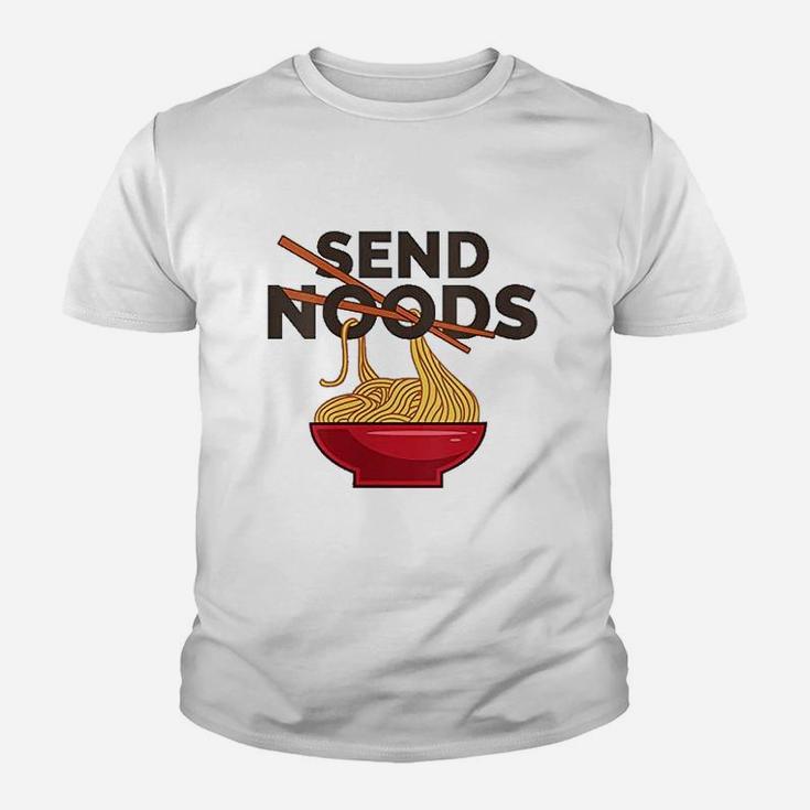 Funny Ramen Noodles Send Noods Youth T-shirt
