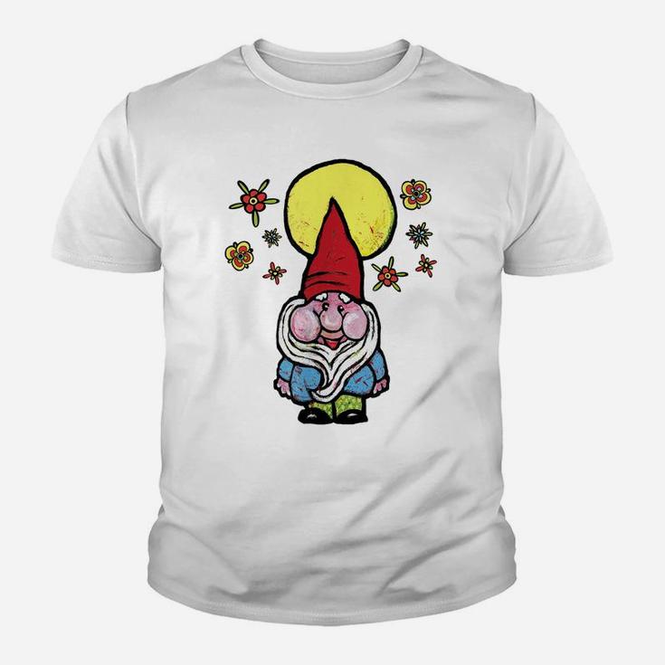 Garden Gnome Magical Happy Faerie Design Youth T-shirt