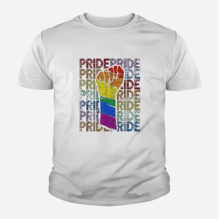 Gay Pride Fist Lgbt Youth T-shirt