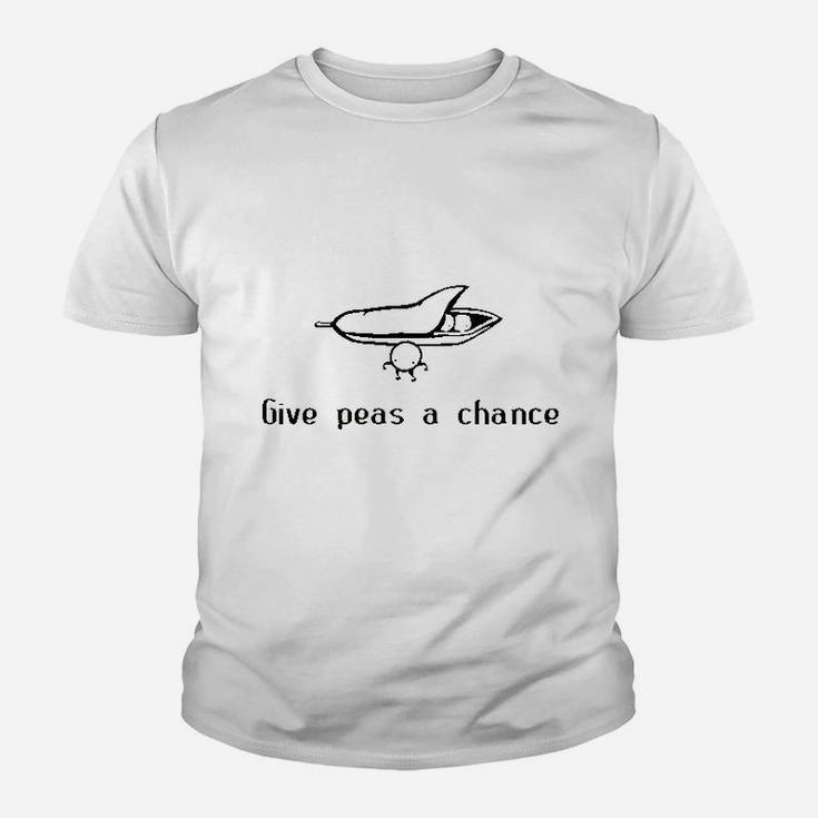 Give Peas A Chance Vegetarian Youth T-shirt