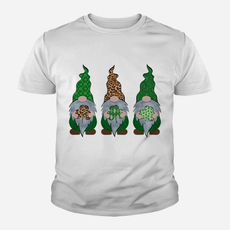 Gnome T Shirt Shamrock Lucky Womens St Patricks Day Youth T-shirt